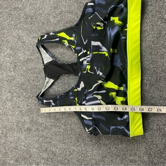 RISE by LULAROE Rise 2020 Invincible Racerback Sports bra yellow/black size: 2X - Picture 7 of 7